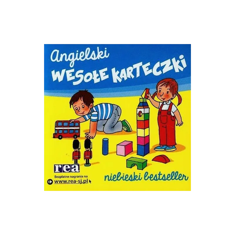 ANGIELSKI WESOŁE KARTECZKI NIEBIESKI BESTSELLER - Rea