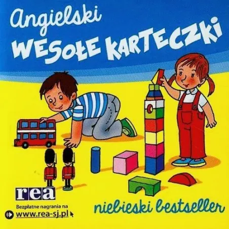 ANGIELSKI WESOŁE KARTECZKI NIEBIESKI BESTSELLER - Rea