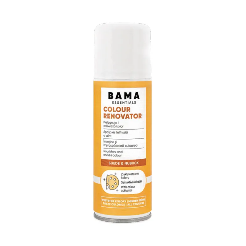 SPRAY DO ODŚWIEŻANIA KOLORU ZAMSZ NUBUK 200 ML BAMA COLOUR RENOVATOR