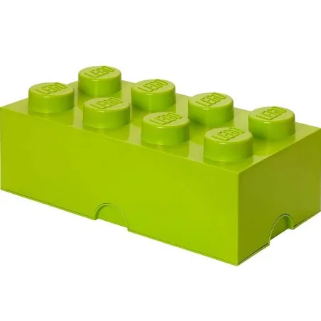 POJEMNIK KLOCEK 8 WYPUSTEK JASNOZIELONY 50 X 25 X 18 CM LEGO 4004 - Room Copenhagen