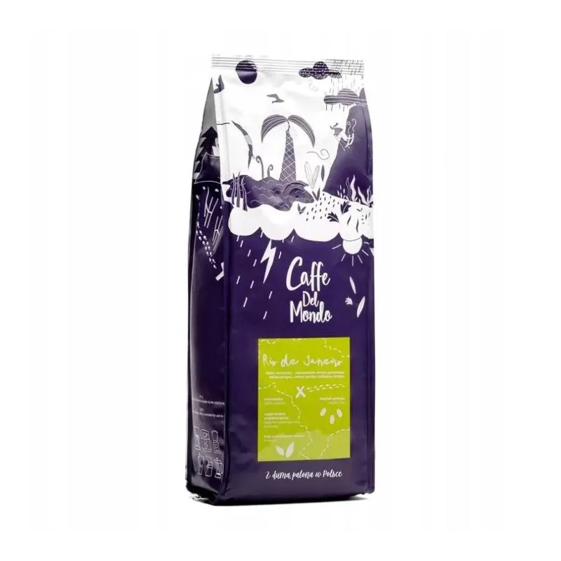 KAWA ZIARNISTA 100% ARABICA RIO DE JANEIRO 1KG CAFFEDELMONDO KAWA ZIARNISTA 100% ARABICA RIO DE JANEIRO 1KG CAFFEDELMONDO
