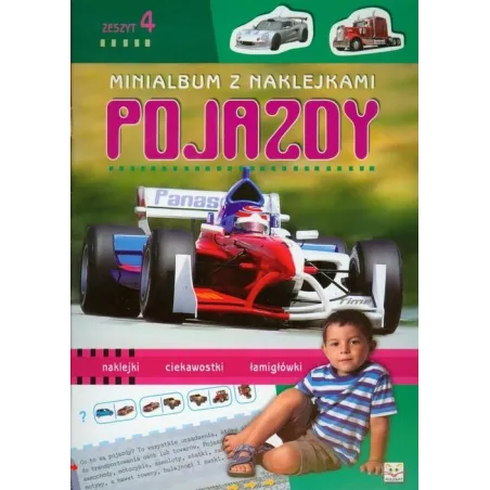Minialbum Z Naklejkami Pojazdy