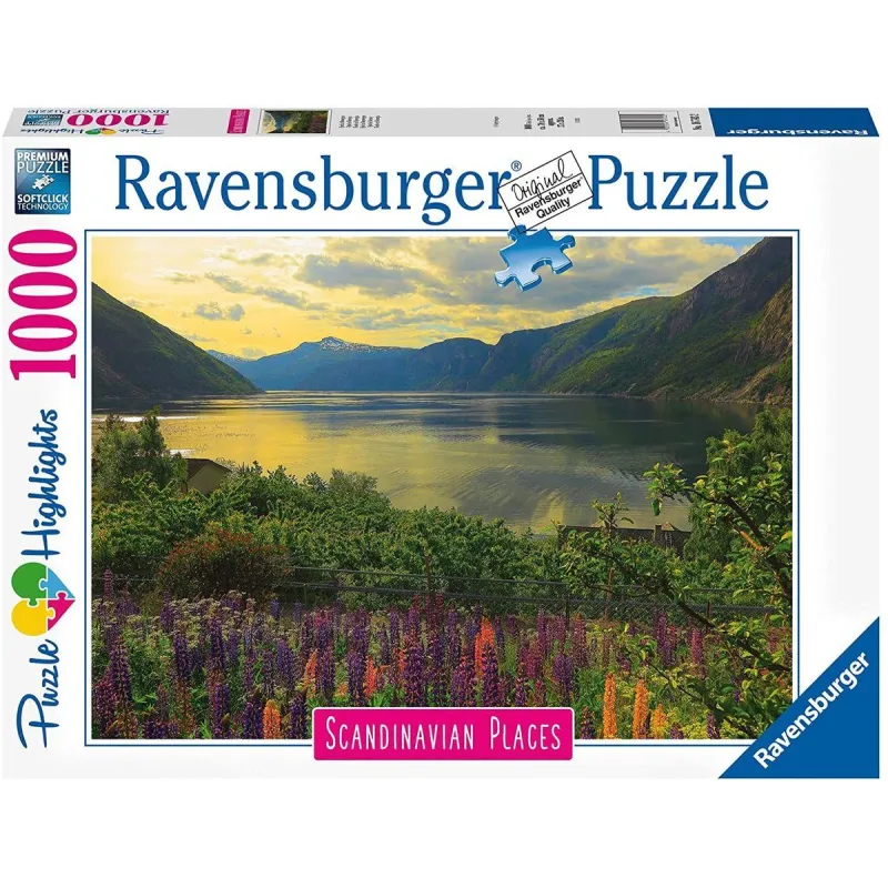 PUZZLE SKANDYNAWSKI KRAJOBRAZ 1000 ELEMENTÓW RAVENBURGER 11+