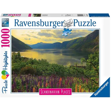 Puzzle Skandynawski Krajobraz 1000 Elementów Ravenburger 11+
