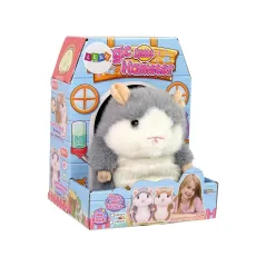 PLUSZOWY CHOMIK INTERAKTYWNY DO POWTARZANIA SŁÓW DLA DZIECI LEAN TOYS 3+