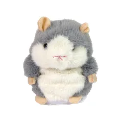 PLUSZOWY CHOMIK INTERAKTYWNY DO POWTARZANIA SŁÓW DLA DZIECI LEAN TOYS 3+