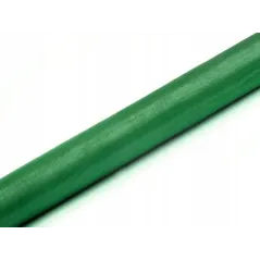 Organza Gładka Ciemnozielona 36Cm X 9 M Tkanina Dekoracyjna