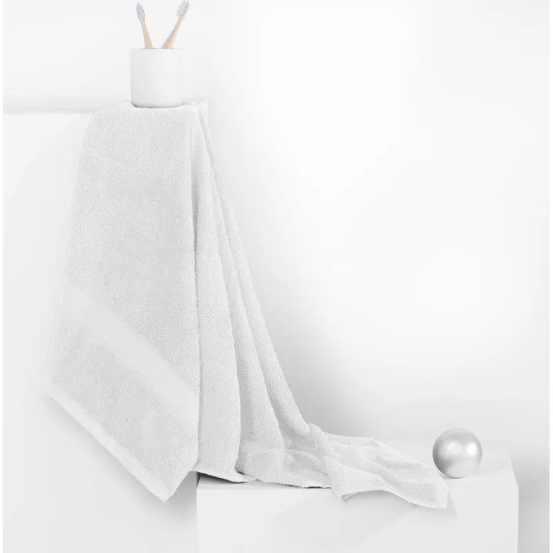 RĘCZNIK BAWEŁNIANY BIAŁY 70 X 140 CM DECOKING