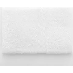 Ręcznik Bawełniany Biały 70 X 140 Cm Decoking