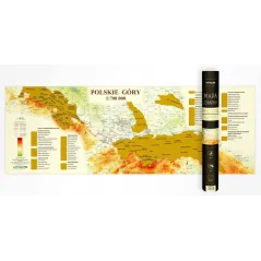 Mapa Zdrapka Polskie Góry 1:700 000 Artglob