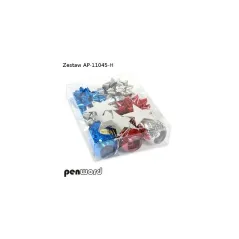 ZESTAW DO PAKOWANIA PREZENTÓW 4 ROZETKI + 3 KOKONY