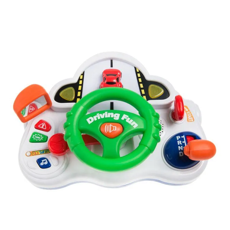 MOJA PIERWSZA KIEROWNICA INTERAKTYWNA DRIVING FUN 18M+ - Smiki
