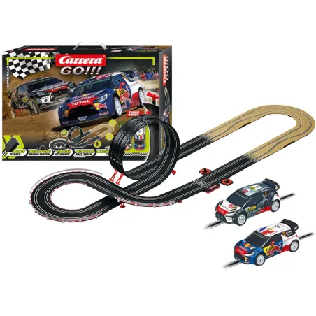 Carrera Go Tor Wyścigowy Super Rally Wrc 4,9 M Z 2 Samochodami 6+ Carrera Go Tor Wyścigowy Super Rally Wrc 4,9 M Z 2 Samochodami 6+