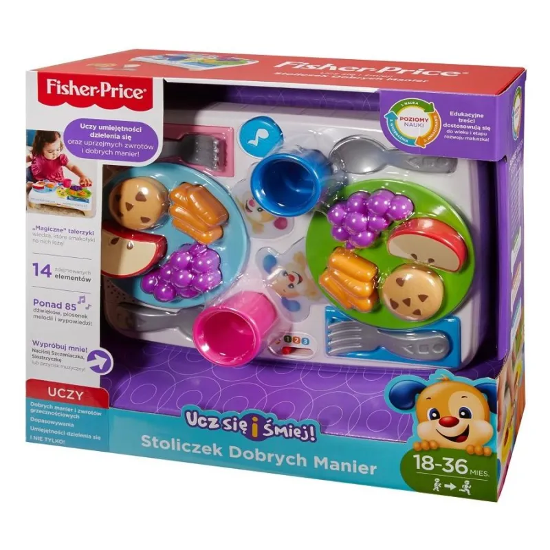 STOLICZEK DOBRYCH MANIER FISHER-PRICE 18M+