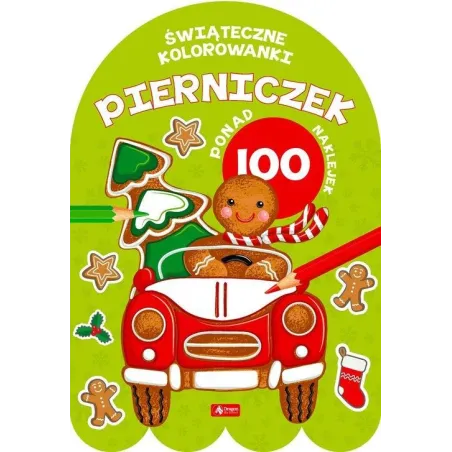PIERNICZEK ŚWIĄTECZNE KOLOROWANKI PONAD 100 NAKLEJEK 