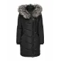 Płaszcz Damski Onlnewlinette Fur Hood Coat Otw Czarny Rozmiar M Only