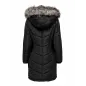 Płaszcz Damski Onlnewlinette Fur Hood Coat Otw Czarny Rozmiar M Only