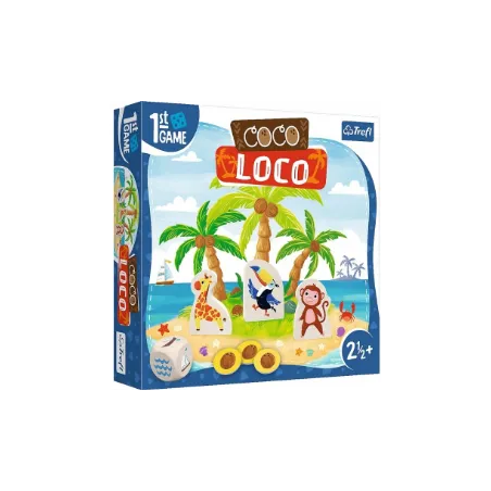 PIERWSZA GRA PLANSZOWA COCO LOCO TREFL 2+
