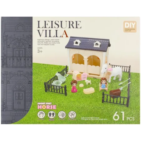 Domek Do Składania 61 Elementów Stajnia Mega Creative 3+