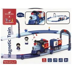 MEGA CREATIVE KOLEJKA Z TORAMI ZABAWKA EDUKACYJNA I KONSTRUKCYJNA MEGA CREATIVE 3+