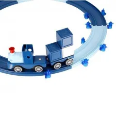 MEGA CREATIVE KOLEJKA Z TORAMI ZABAWKA EDUKACYJNA I KONSTRUKCYJNA MEGA CREATIVE 3+