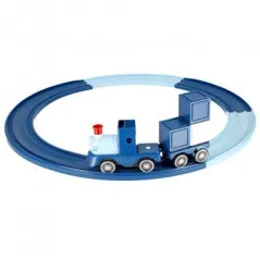 MEGA CREATIVE KOLEJKA Z TORAMI ZABAWKA EDUKACYJNA I KONSTRUKCYJNA MEGA CREATIVE 3+