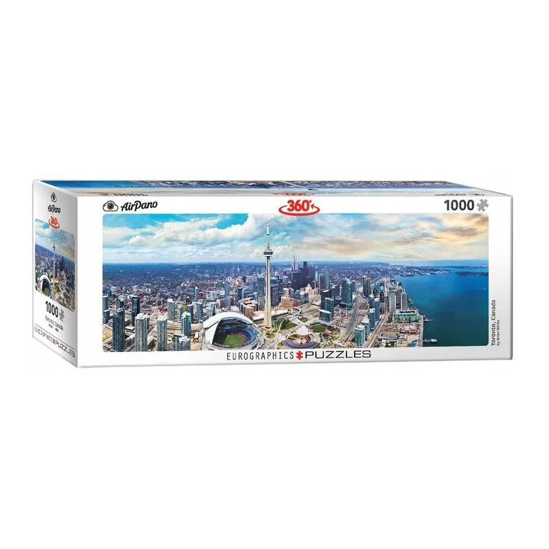 PUZZLE PANORAMICZNE TORONTO KANADA EUROGRAPHICS 10+