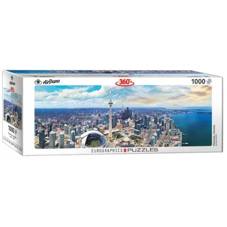 PUZZLE PANORAMICZNE TORONTO KANADA EUROGRAPHICS 10+