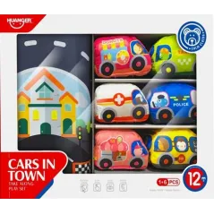 HUANGER PARKING ZESTAW 6 SAMOCHODÓW + MATA MEGA CREATIVE 12M+