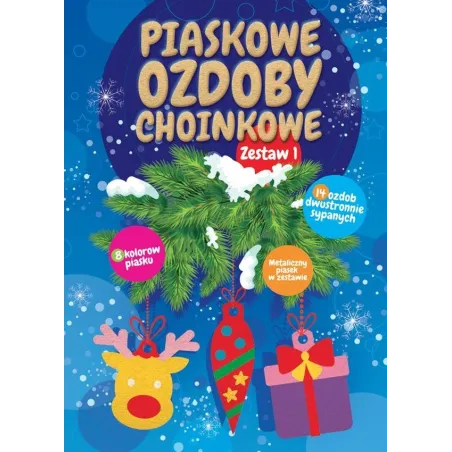 Piaskowe Ozdoby Choinkowe Zestaw 1 Piaskowe Ozdoby Choinkowe Zestaw 1