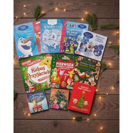 ŚWIĄTECZNA MEGA PAKA DLA DZIECIAKA 4–6 LAT – AŻ 10 KSIĄŻEK ŚWIĄTECZNYCH