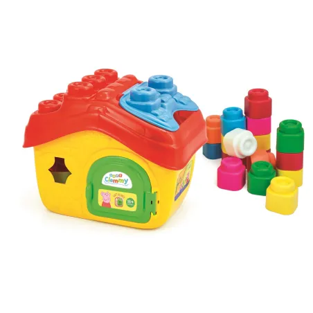 KLOCKI CLEMMY CLEMENTONI DOMEK ŚWINKA PEPPA – ZESTAW DLA MALUCHÓW 18M+