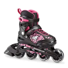 ROLKI DZIEWCZĘCE ROLLERBLADE THUNDER REGULOWANE BLACK/PINK 29–33
