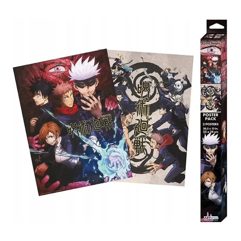 JUJUTSU KAISEN – ZESTAW PLAKATÓW GROUP AND SCHOOL