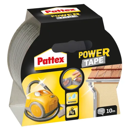 TAŚMA NAPRAWCZA PATTEX POWER TAPE 48MM X 10M SREBRNA – MOCNA, WODOODPORNA, WZMACNIANA WŁÓKNAMI