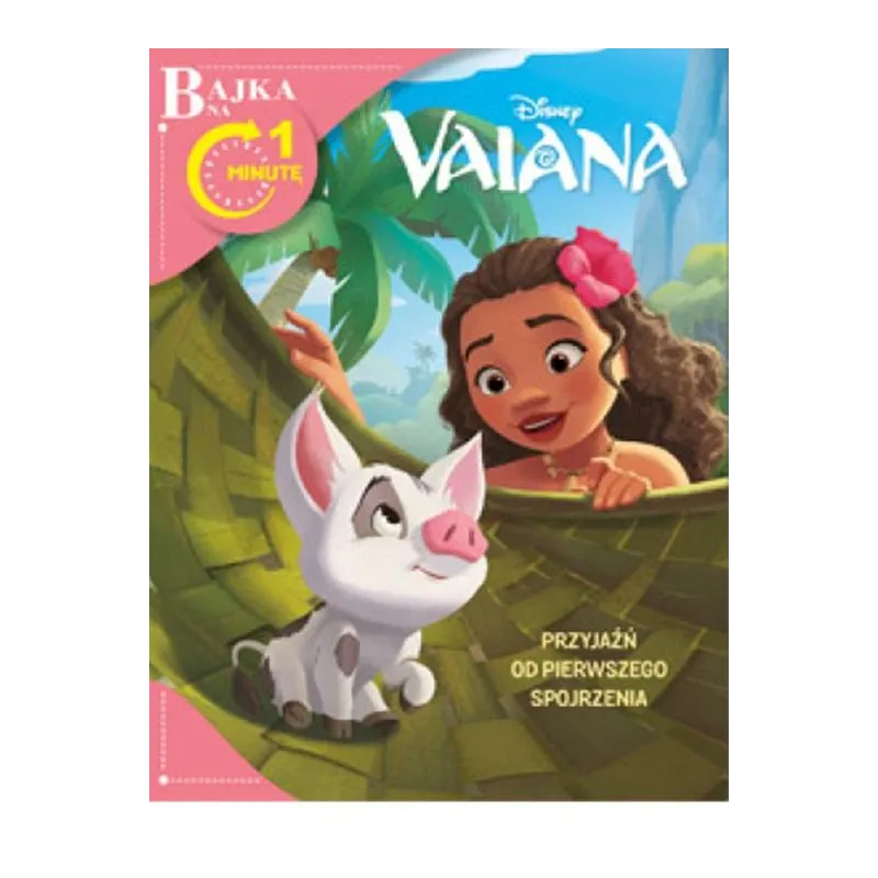 DISNEY VAIANA. PRZYJAŹŃ OD PIERWSZEGO SPOJRZENIA. BAJKA NA 1 MINUTĘ