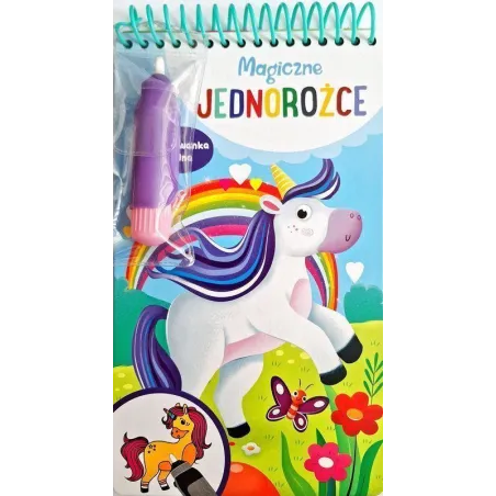 Magiczne Jednorożce. Kolorowanka Wodna