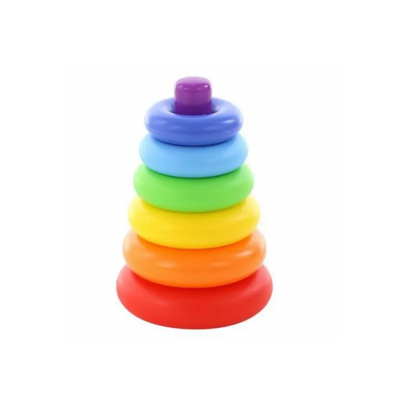 UKŁADANKA PIRAMIDKA KÓŁKO 7 ELEMENTÓW POLESIE 12M+