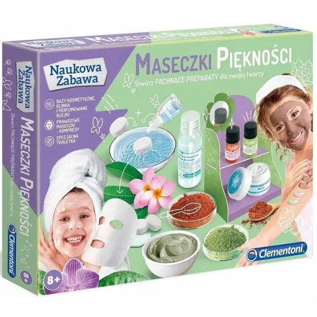 Maseczki Piękności – Kreatywny Zestaw Laboratoryjny Clementoni 8+