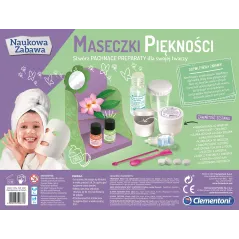 MASECZKI PIĘKNOŚCI – KREATYWNY ZESTAW LABORATORYJNY CLEMENTONI 8+