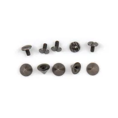 NITY STOŻKOWE SREBRNE 5 SZTUK 8 X 10 X 6 MM - Rico Design GmbG & Co.