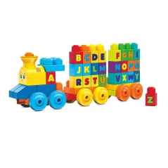 Muzyczny Pociąg Abc Klocki Mega Bloks Fisher-Price 12M+