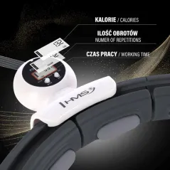 HULA HOP MAGNETYCZNA Z LICZNIKIEM I OBCIĄŻNIKIEM HHM15 HMS