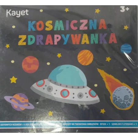 KOSMICZNA ZDRAPYWANKA KSIĄŻECZKA AKTYWNOŚCI 3+