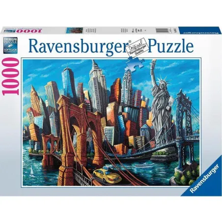 PUZZLE WELCOME TO NEW YORK 1000 ELEMENTÓW RAVENSBURGER 10+