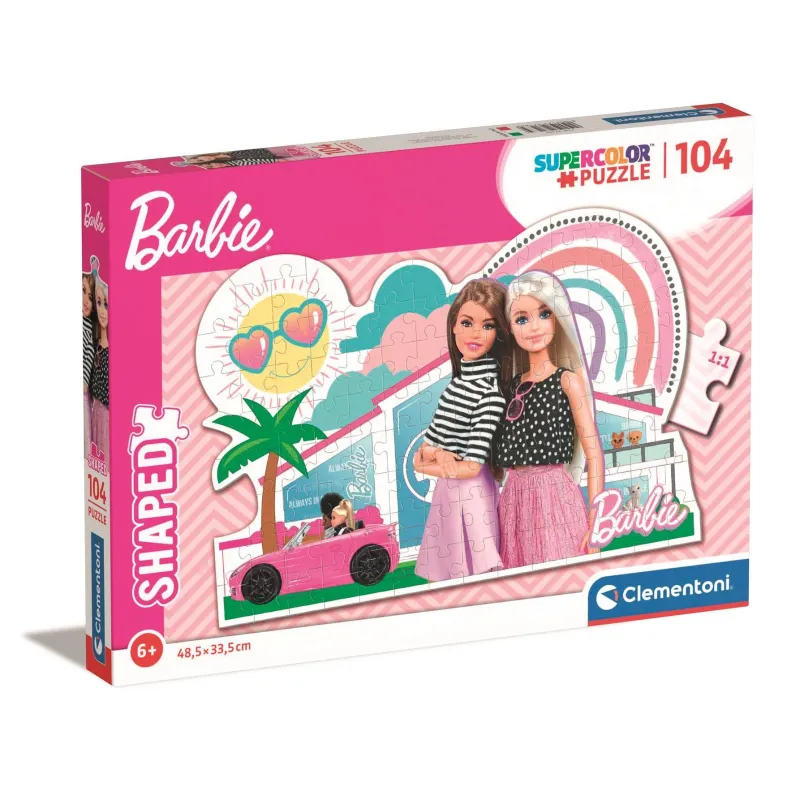 PUZZLE BARBIE WYJĄTKOWA KOLEKCJA 104 ELEMENTY CLEMENTONI 6+