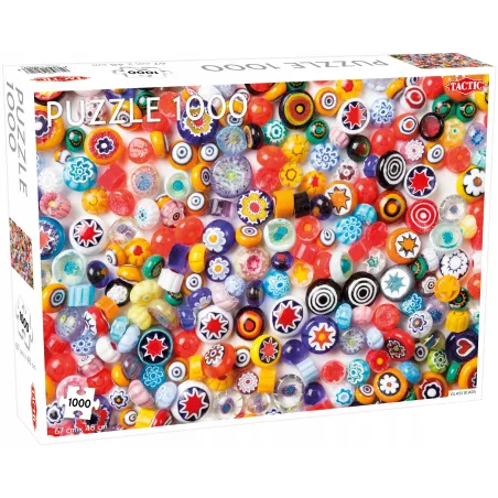 Puzzle Kwiecne Motywy W Szkle 1000 Elementów Tactic 10+