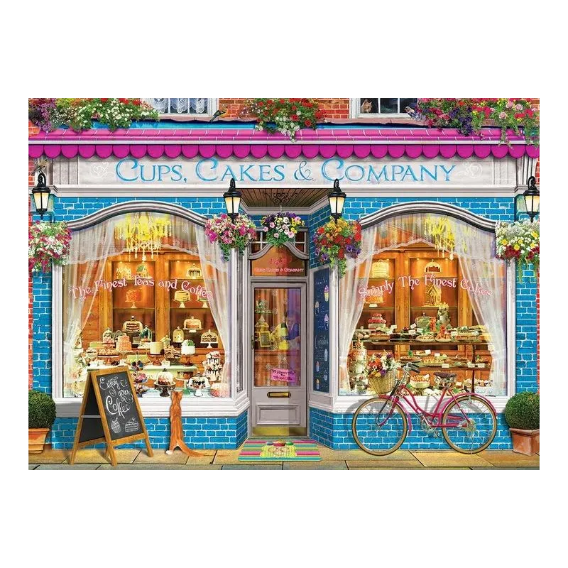 PUZZLE CUKIERNIA CUPS CAKES & COMPANY 1000 ELEMENTÓW EUROGRAPHICS 12+