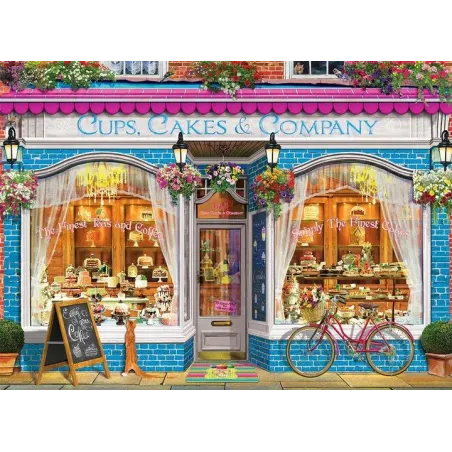 Puzzle Cukiernia Cups Cakes & Company 1000 Elementów Eurographics 12+