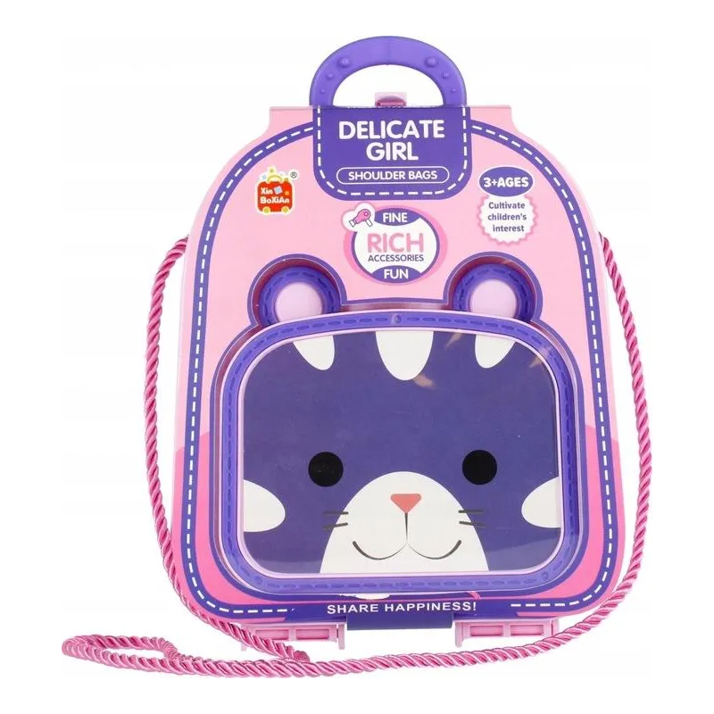 ZESTAW PIĘKNOŚCI FRYZJER W TOREBCE AKCESORIA MEGA CREATIVE 3+